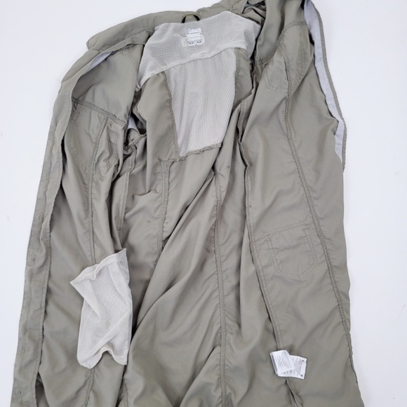 Columbia packable dress asymmetrical pockets mini titanium sportwear button down - Picture 14 of 16